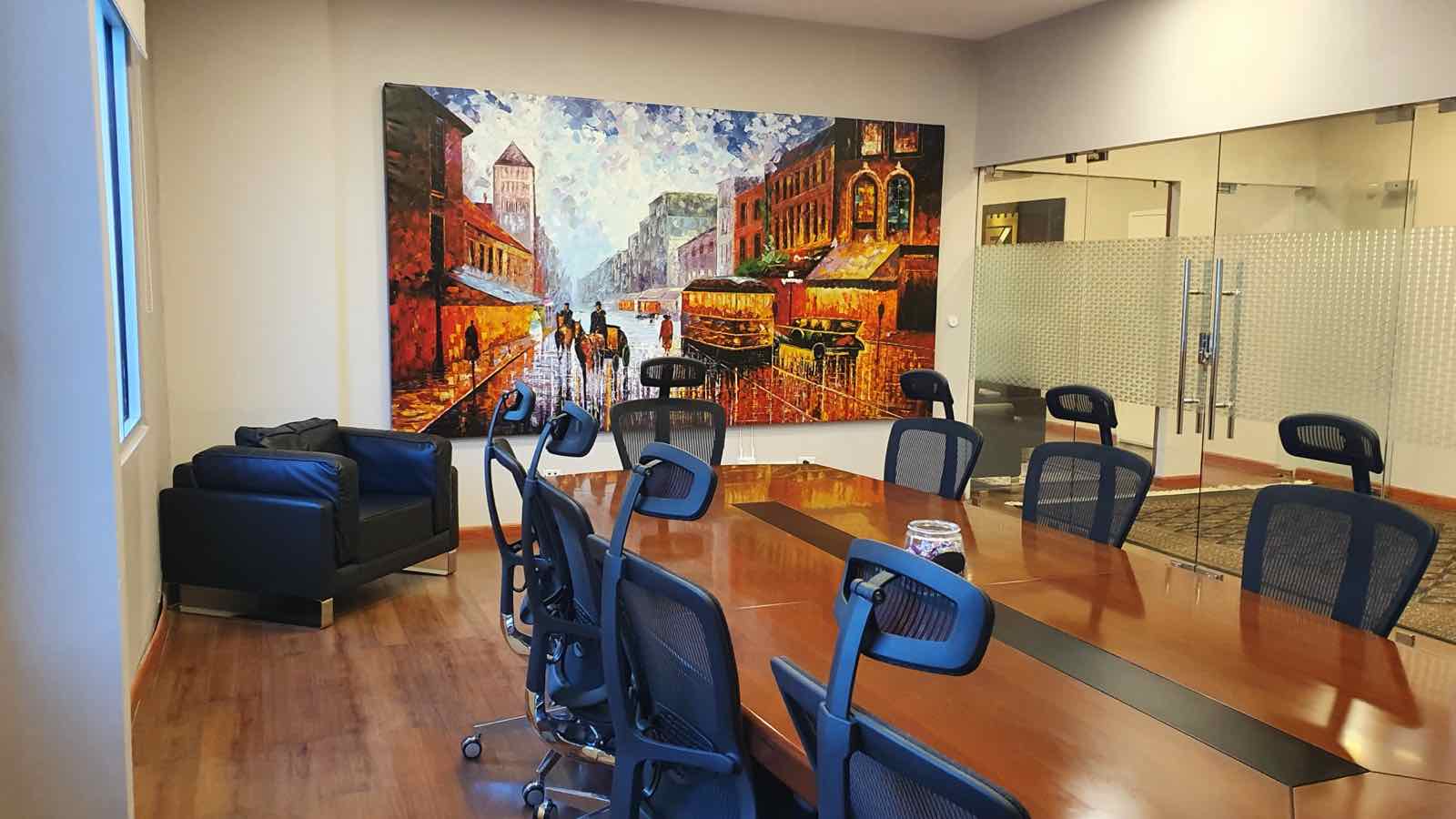 Salle de réunion d'un cabinet, photo générique d'illustration